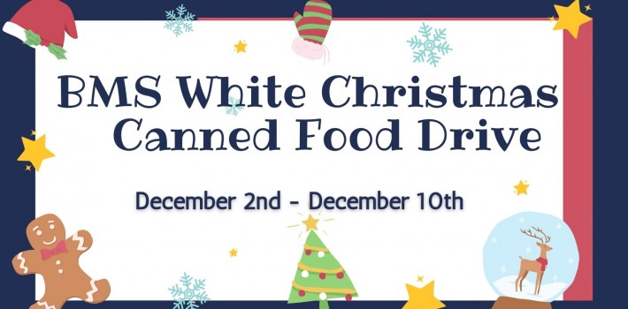 White Christmas Canned Food Drive