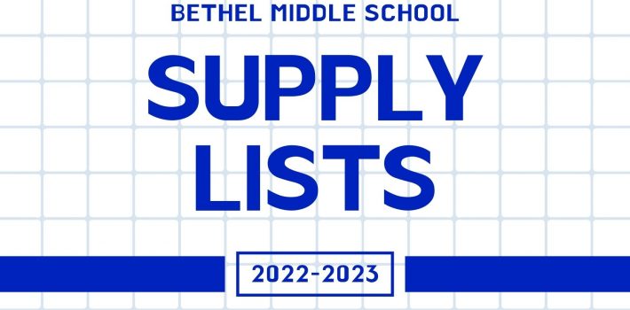 2022-2023 Supply Lists